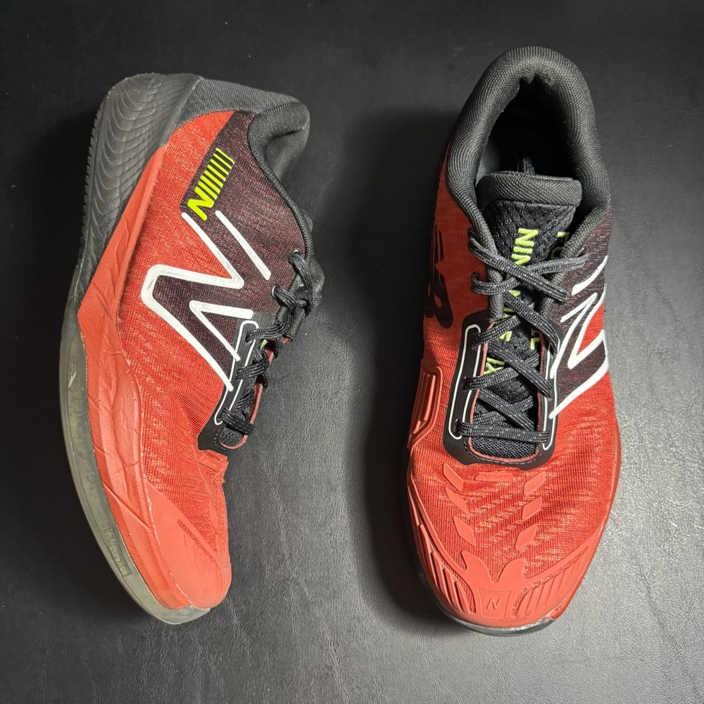 -New Balance Men’s Fuel Cell 996V5 Blood Orange Tennis Shoes Sz 9.5